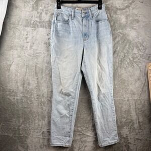Madewell Curvy Perfect Vintage Jean Women's 25 Light Wash High Rise Denim